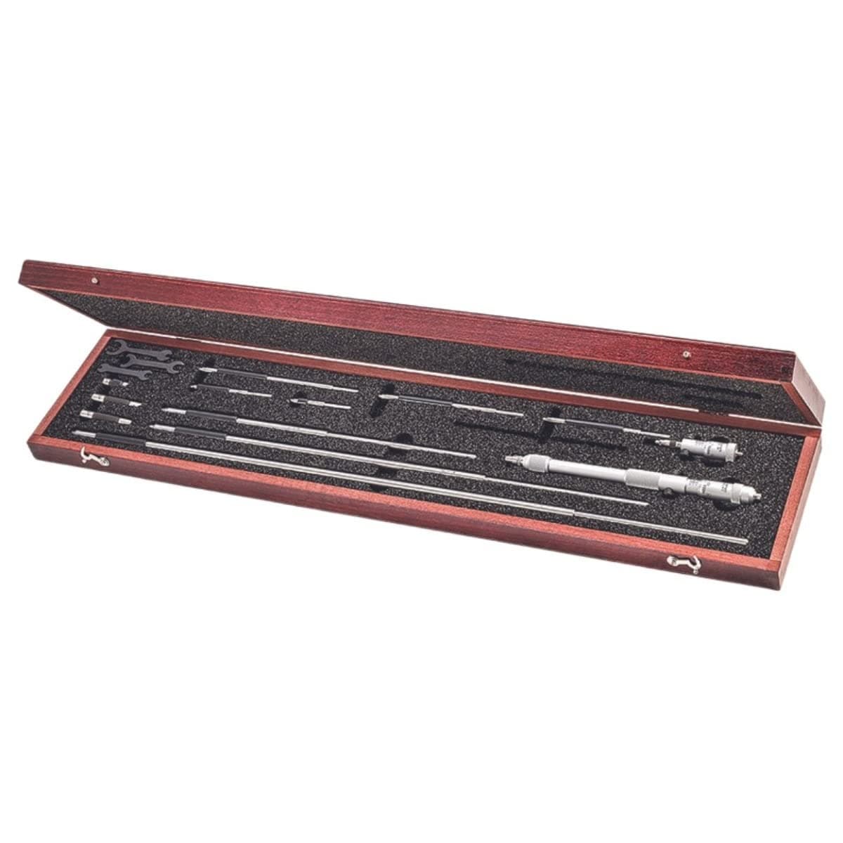 Starrett Micrómetro interior de varillas sólidas 2-32" en estuche, graduación .001" - 124DZ