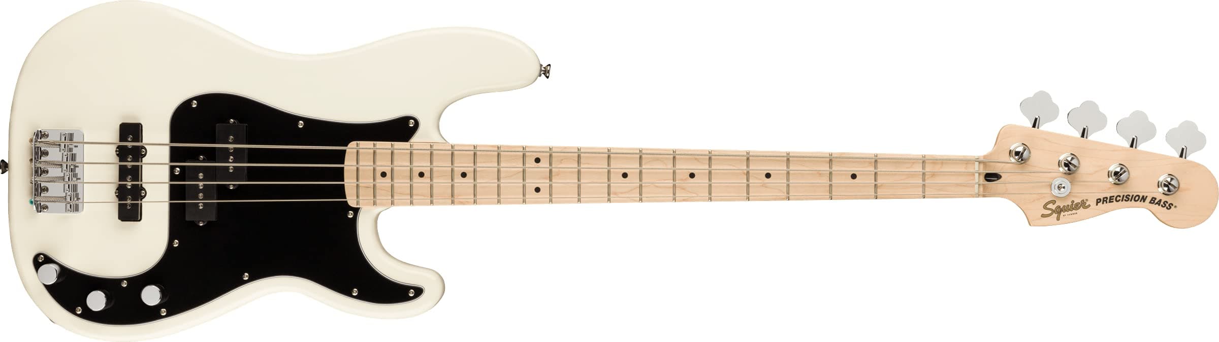 Fender Squier Affinity Series Precision Bass, Blanco Olímpico, Diapasón de Arce 0378553505