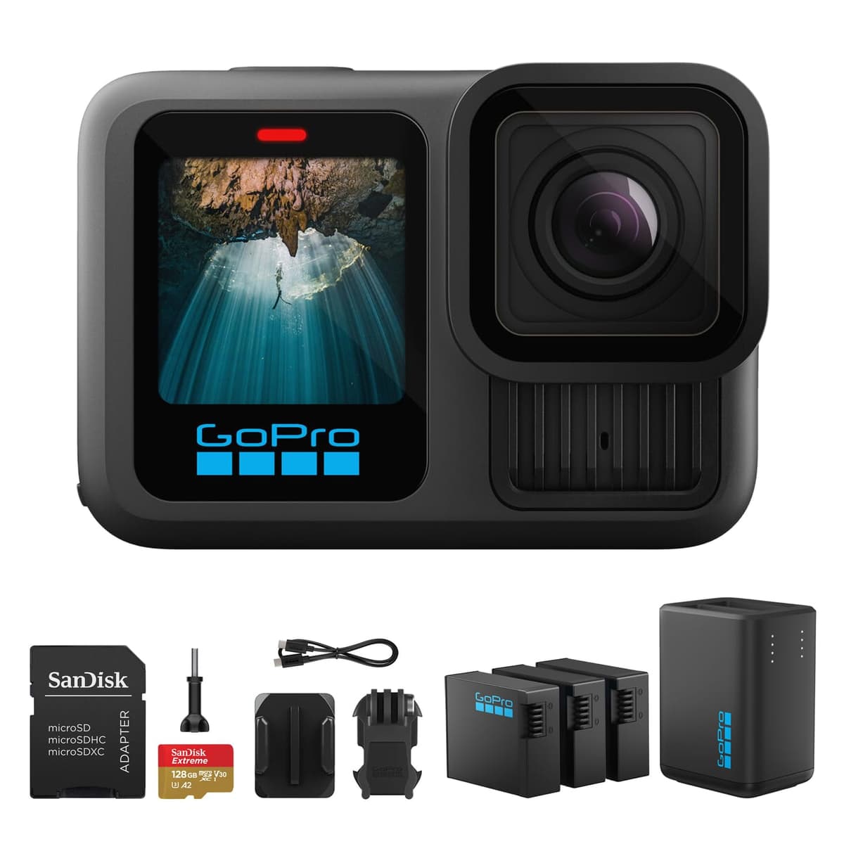 GoPro HERO13 Black Bundle con 2 Celdas Enduro y 128GB CHDHX131TH