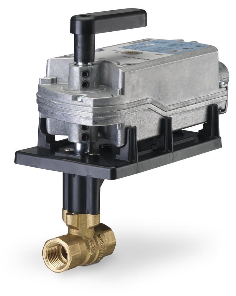 Siemens 171E-10328S Válvula esférica 2 vías 2" CV 63, cuerpo 600, actuador failsafe, NPT