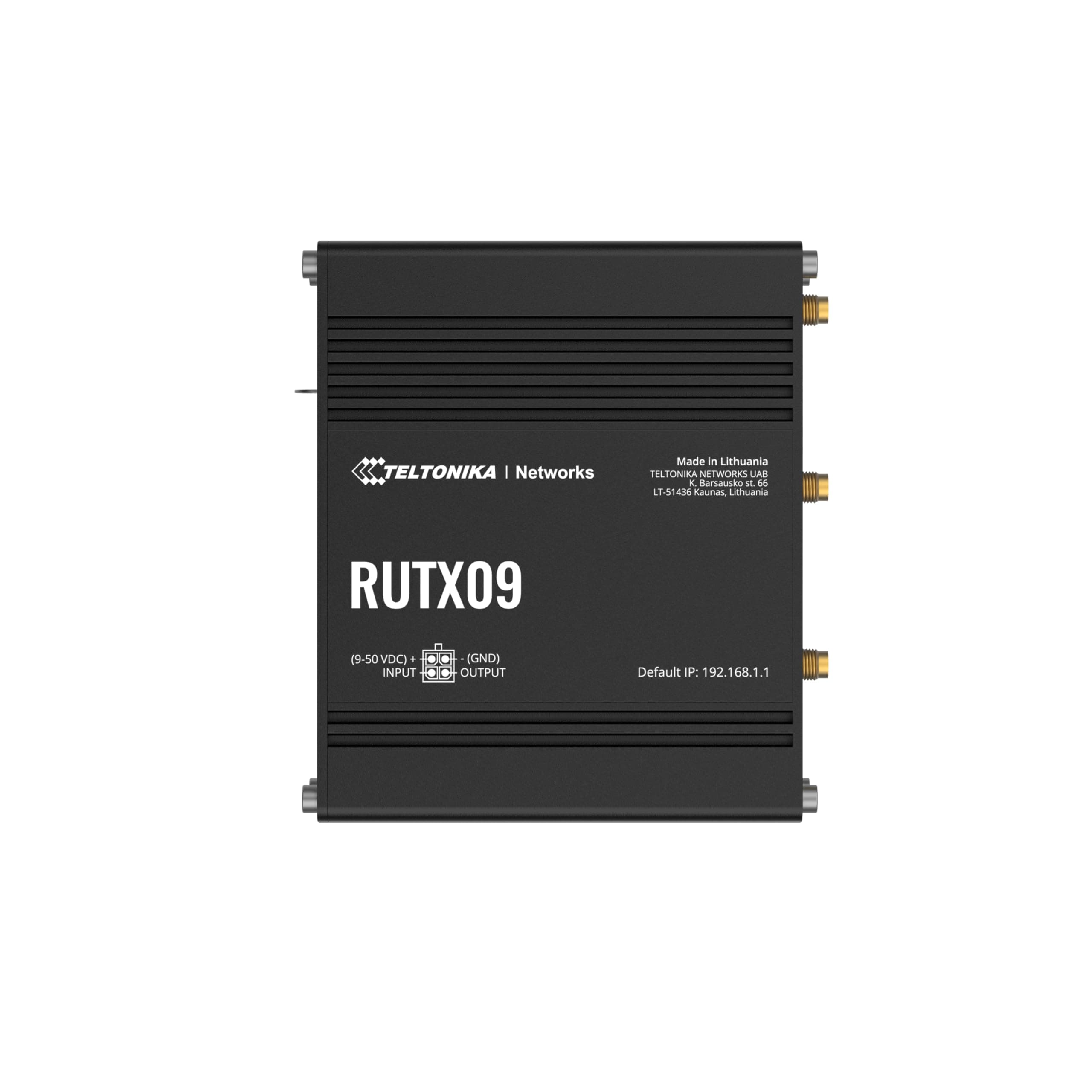 Teltonika RUTX09 Router celular LTE Cat6 con Dual-SIM y 4 puertos Gigabit NPTEL-RUTX09