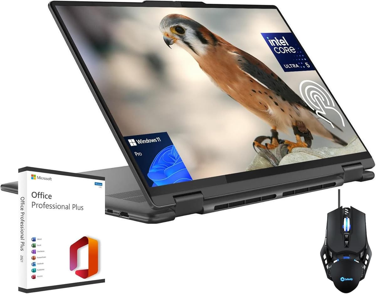Lenovo Yoga 7i 2-en-1 16" - Intel Ultra 5 125U, 16GB DDR5, 2TB SSD, Touch, Win 11 Pro