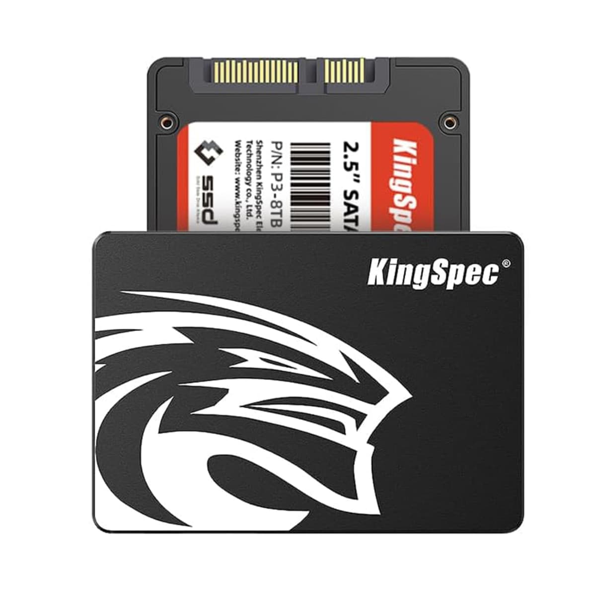 KingSpec 8TB SSD 2.5" SATA III - 550MB/s lectura, 520MB/s escritura, 3D NAND P3-8TB