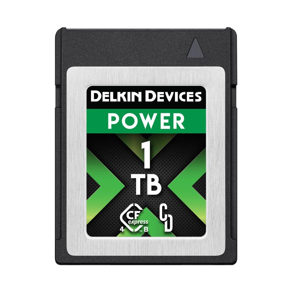 Delkin Devices Tarjeta de Memoria CFexpress Tipo B 4.0 de 1TB para Cámaras Digitales | Ideal para Transferencia Rápida de Imágenes y Videos para Almacenamiento | Tarjeta de Memoria de 1TB DCFX4P1TB