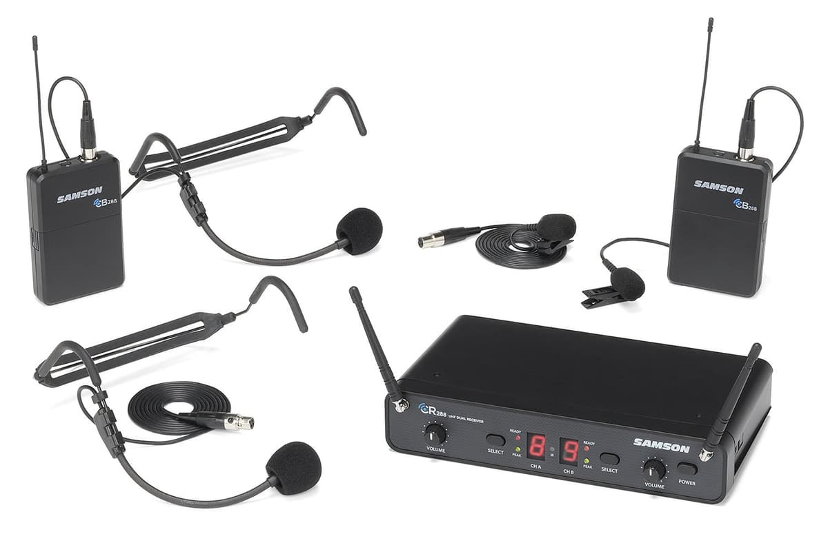 Samson Concert 288 Presentation Wireless Dual-Channel Headset & Lavalier System SWC288PRES-I