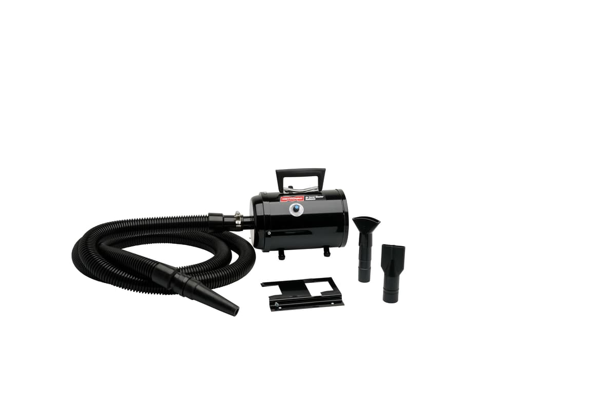 Secador de Pelo para Perros METROVAC Air Force Blaster Radiance B-3-HTV-AFBR de Velocidad Variable con Calor | Soplador de Grooming para Mascotas de Alta Velocidad 4.0 HP 114-580850