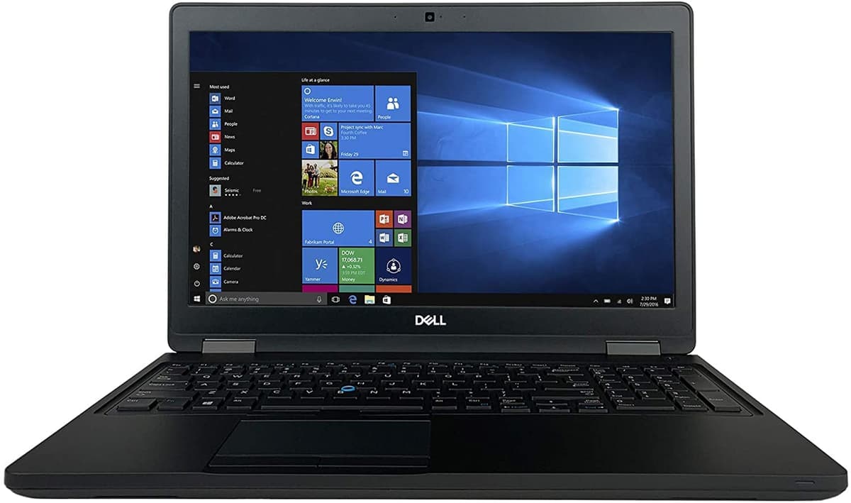 Laptop Estación de Trabajo Dell Latitude 5580 | Intel Core i7 de 7ª Generación | 32 GB RAM - 1 TB SSD | Pantalla de 15.6" con Cámara Web | Wi-Fi | Bluetooth | Puerto HDMI | Microsoft Office | Windows 11 (Reacondicionado)