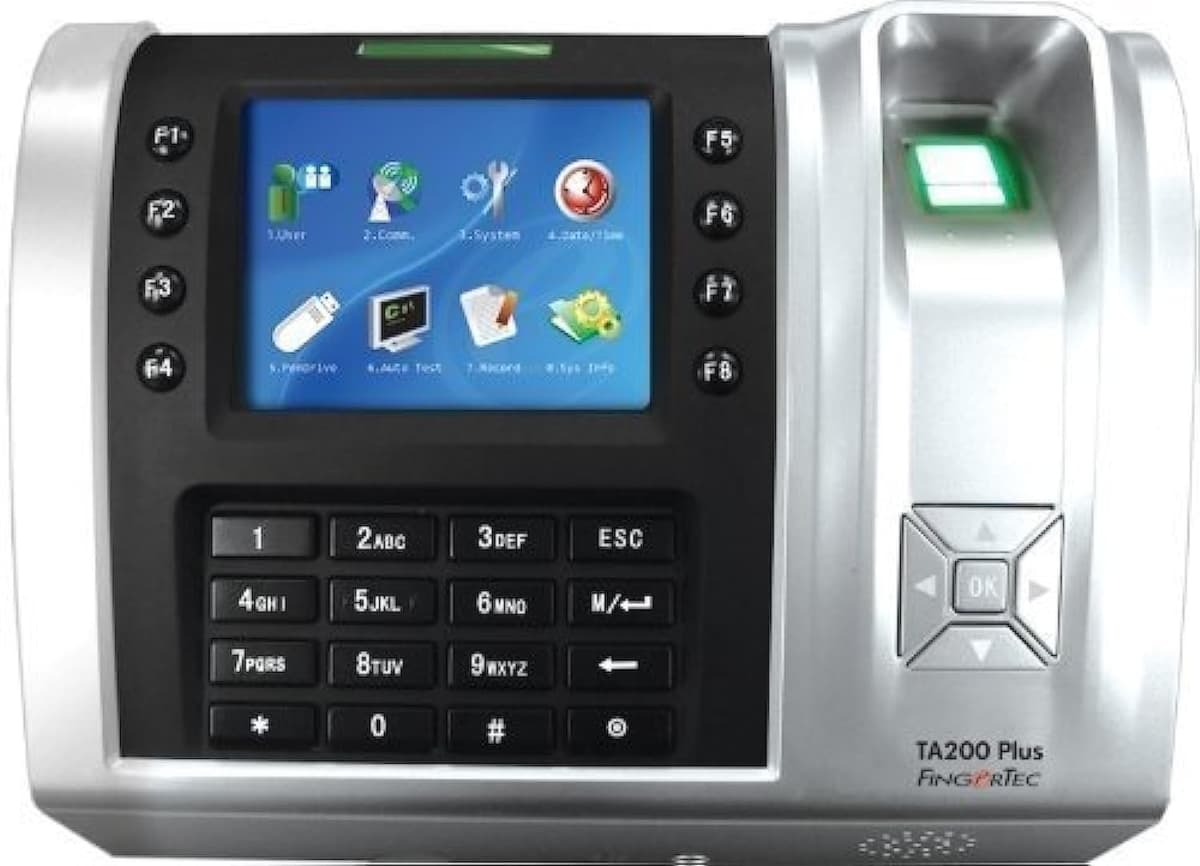 Reloj de Asistencia FingerTec TA200 Plus con Huella Dactilar a Color + RFID