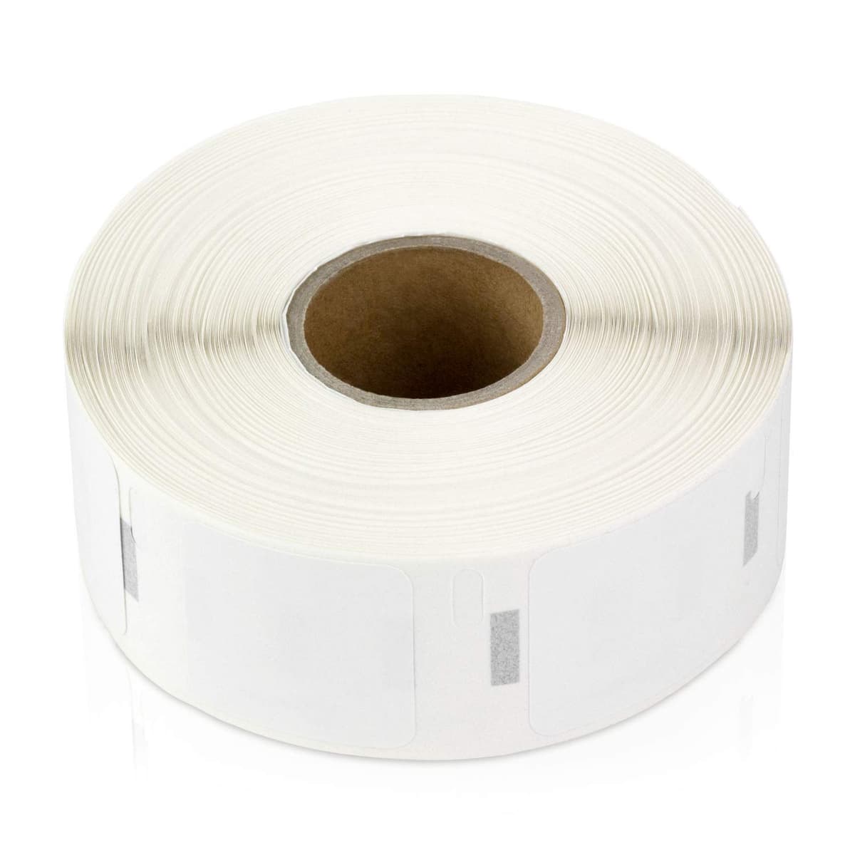 OfficeSmartLabels Etiquetas industriales 1 x 1 pulg. (papel brillante) compatibles con 1933083 y 30332 (100 rollos, 850 etiquetas/rollo) A-OFPYLBL083-100