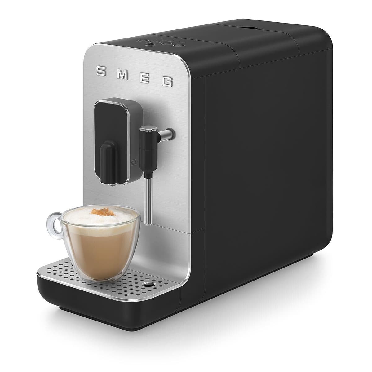 Smeg Fully Automatic Coffee Machine BCC12BLMUS - molinillo, 19 bar, tanque renovable
