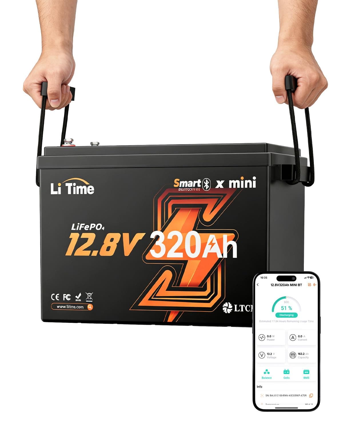 Litime 12V320Ah Mini