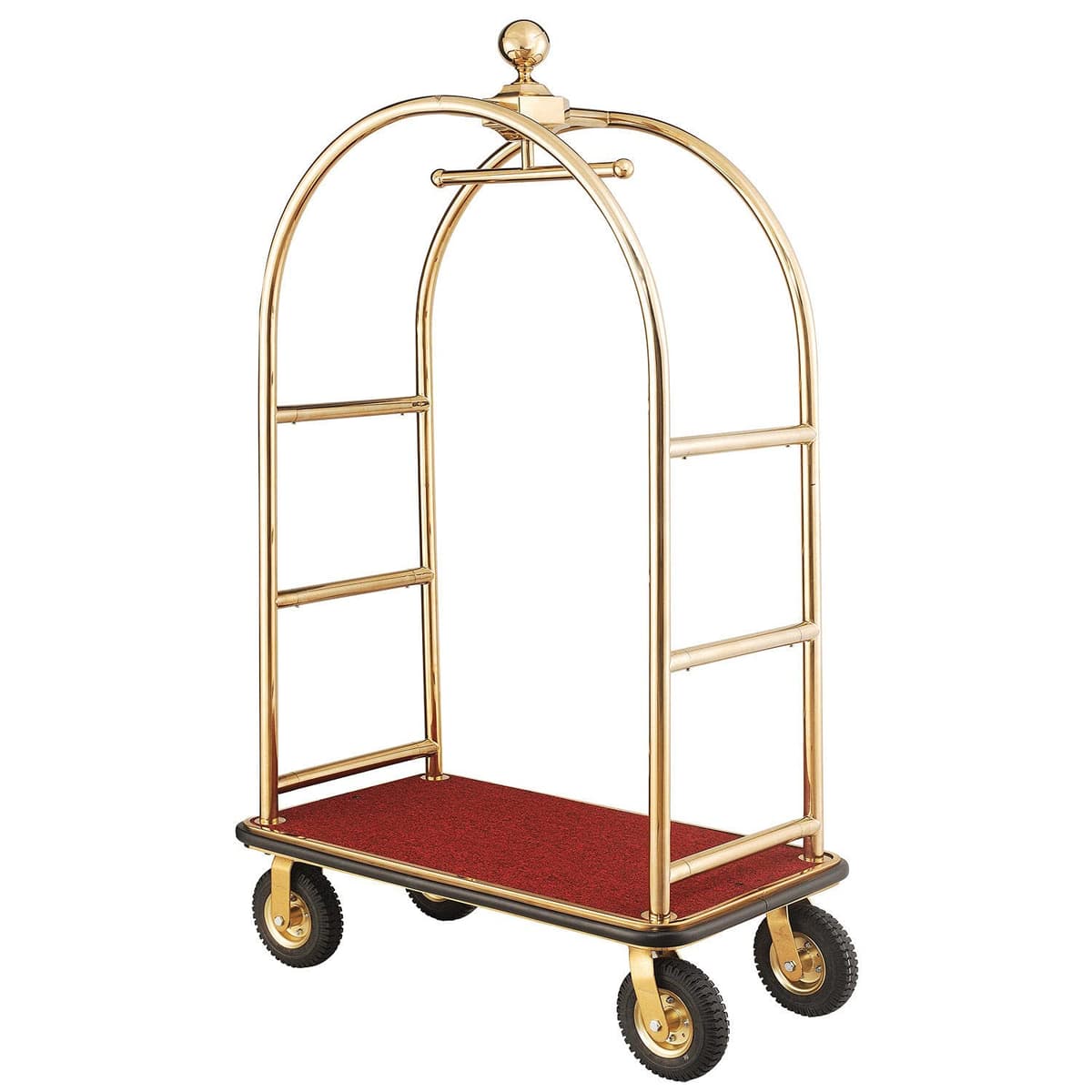 Global Industrial Carrito Bellman de Acero Inoxidable con Ruedas Neumáticas 985119GD