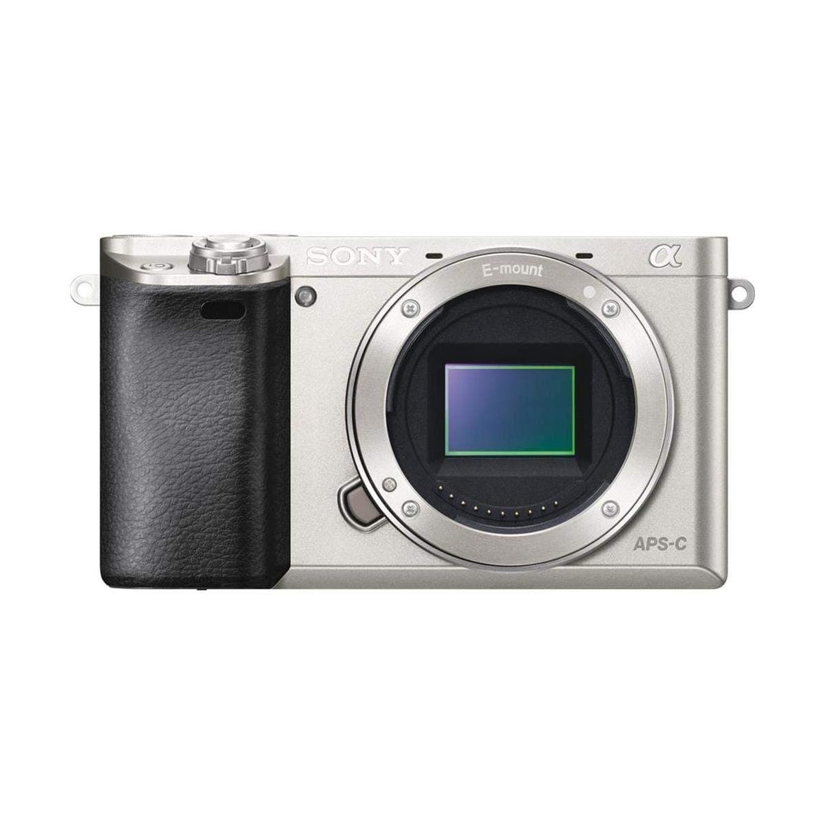 Sony Alpha a6000 Cámara digital sin espejo 24.3MP Cámara tipo réflex con LCD de 3.0 pulgadas - Solo cuerpo (Plata) (Renovada) ILCE6000/S-cr