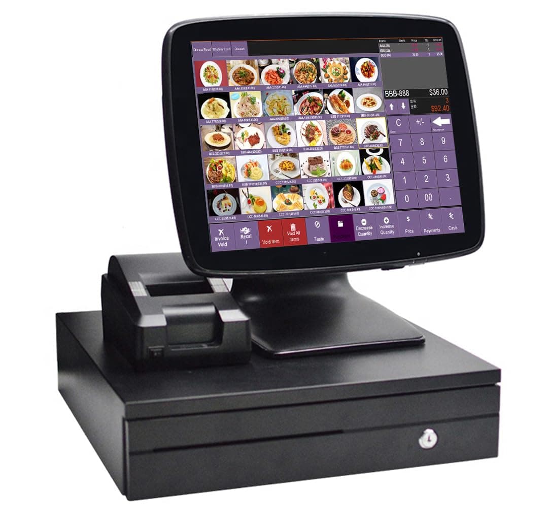 MEETSUN POS System, Cash Register para Restaurante (700-LS004) MEET-700-LS000