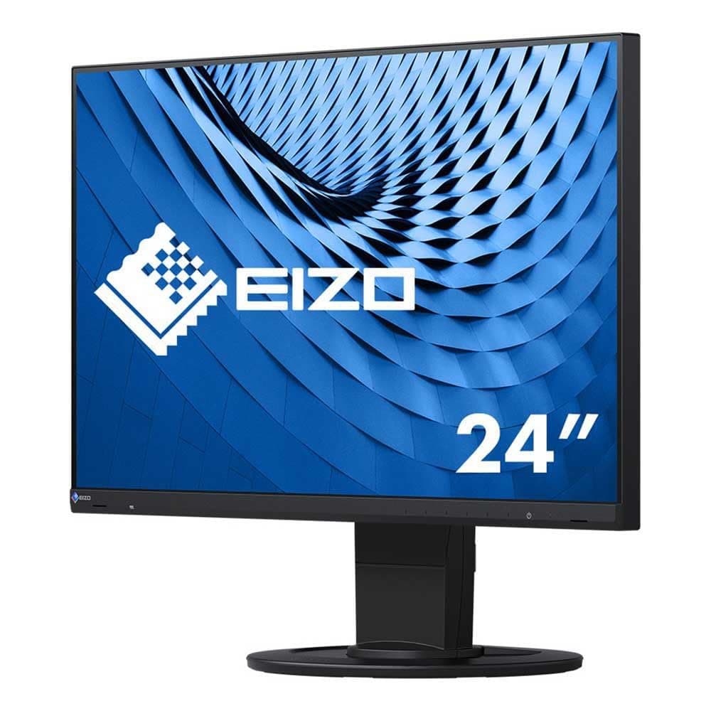 EIZO FlexScan EV2460-BK 23.8” IPS Monitor - Diseño Ultra Compacto y Eficiencia Energética