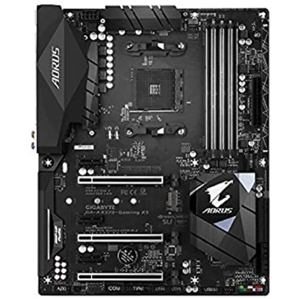 Gigabyte GA-AX370-GAMING K5 Socket AM4; DDR4 Quad CrossFireX y USB 3.1 Placa madre ATX E082145