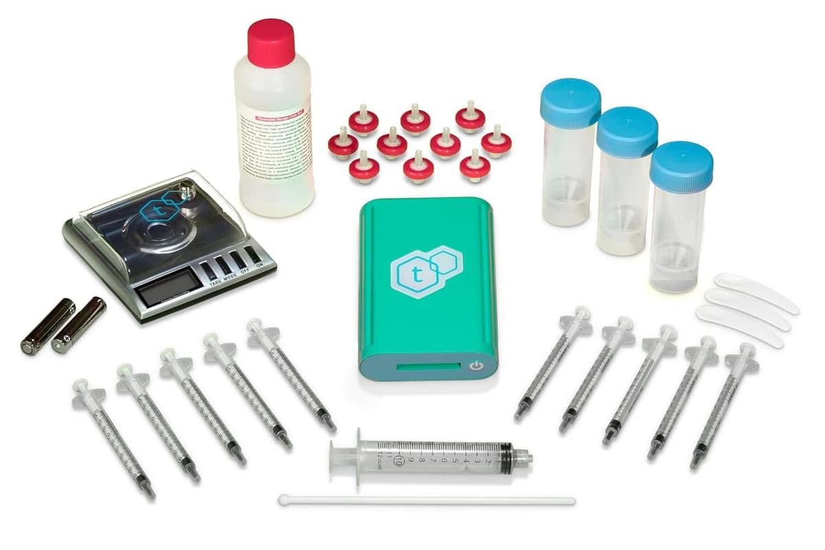 tCheck 3 Probador de Potencia con Kit de Expansión para Flores - Espectrómetro UV, Verde