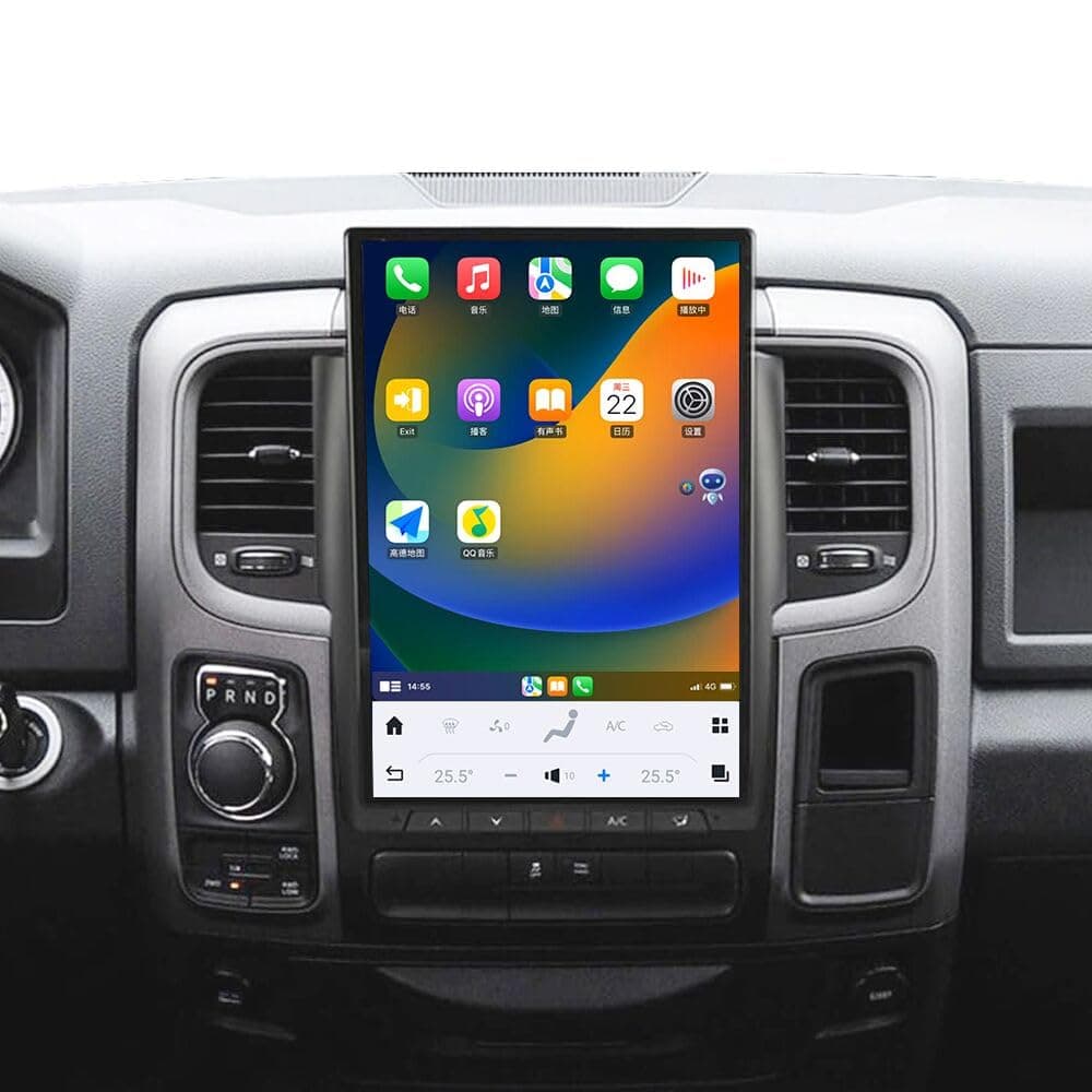 VIKNAN Radio Android 14.4" Android 13 para Dodge Ram 1500/2500/3500 (2013-2018) con GPS, CarPlay y 128GB