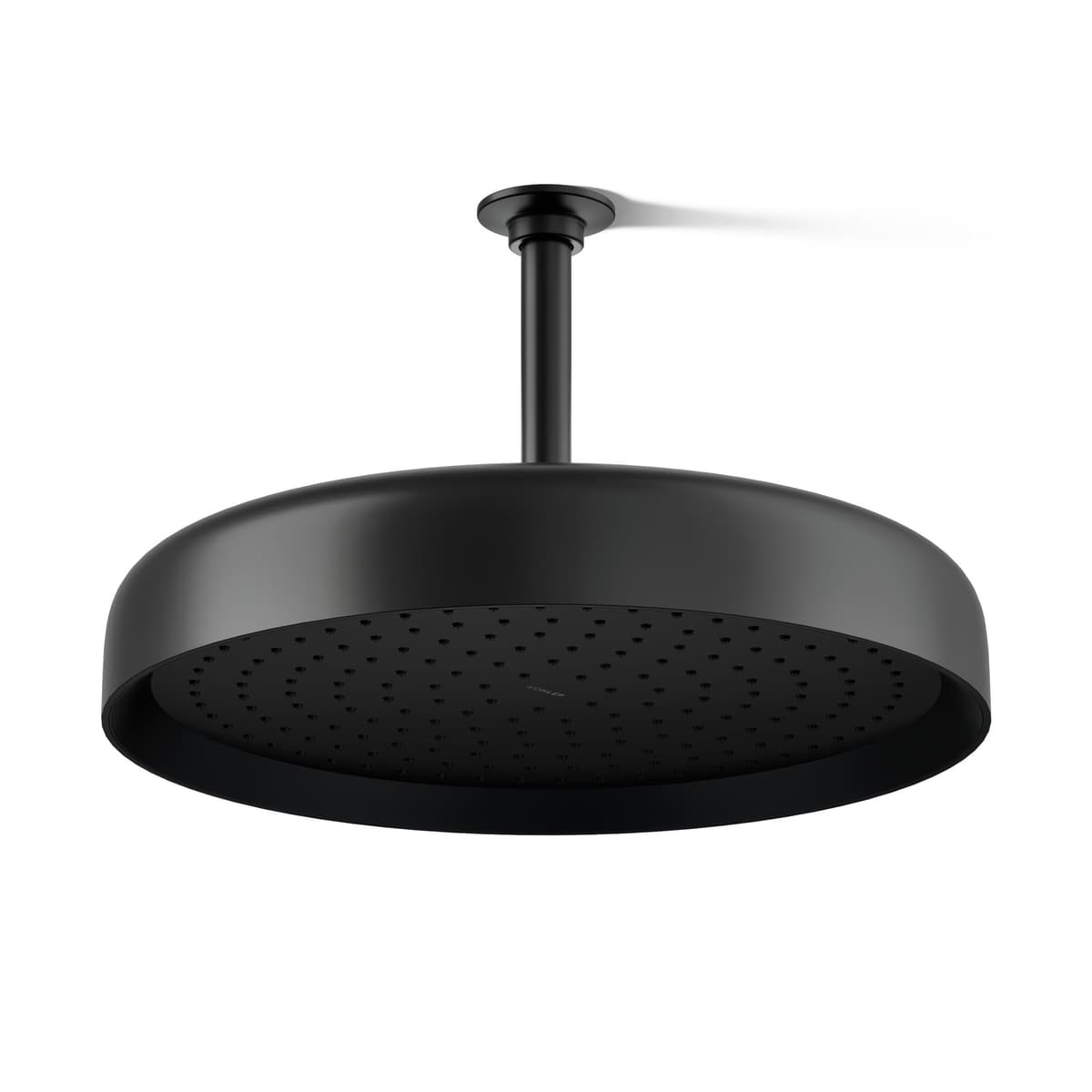 Cabezal de Ducha Kohler Statement K-26292-BL Round 14" Rainhead 2.5 gpm Mate Negro