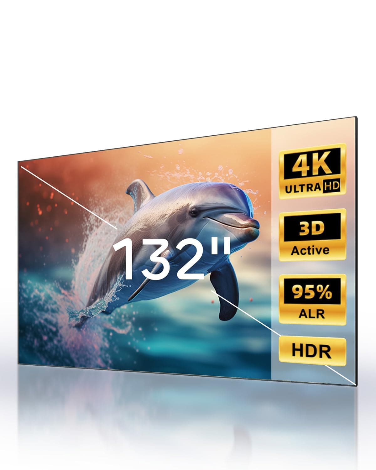 NothPJ NothingProjector ALR 132" - Pantalla fija 16:9 ambient light rejecting, seamless