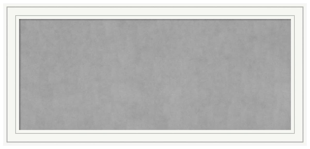 Amanti Art Pizarra magnética enmarcada Craftsman White 53x25 28588191765