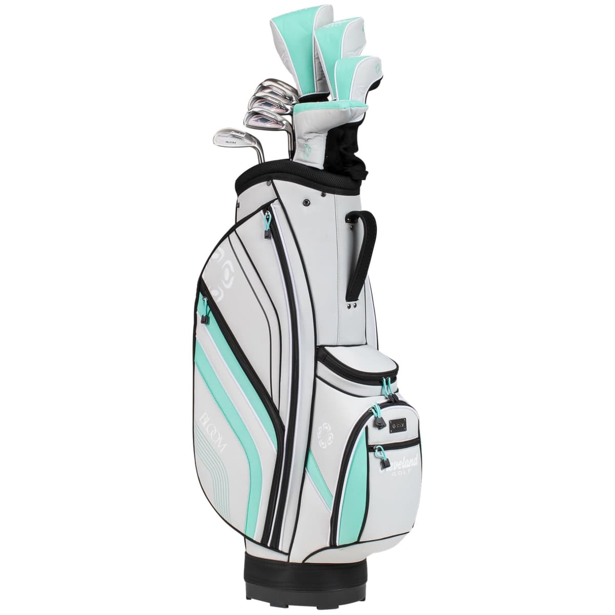 Cleveland Golf Bloom juego completo de palos de golf para mujer, Gris/Azul, Para diestros 11215916