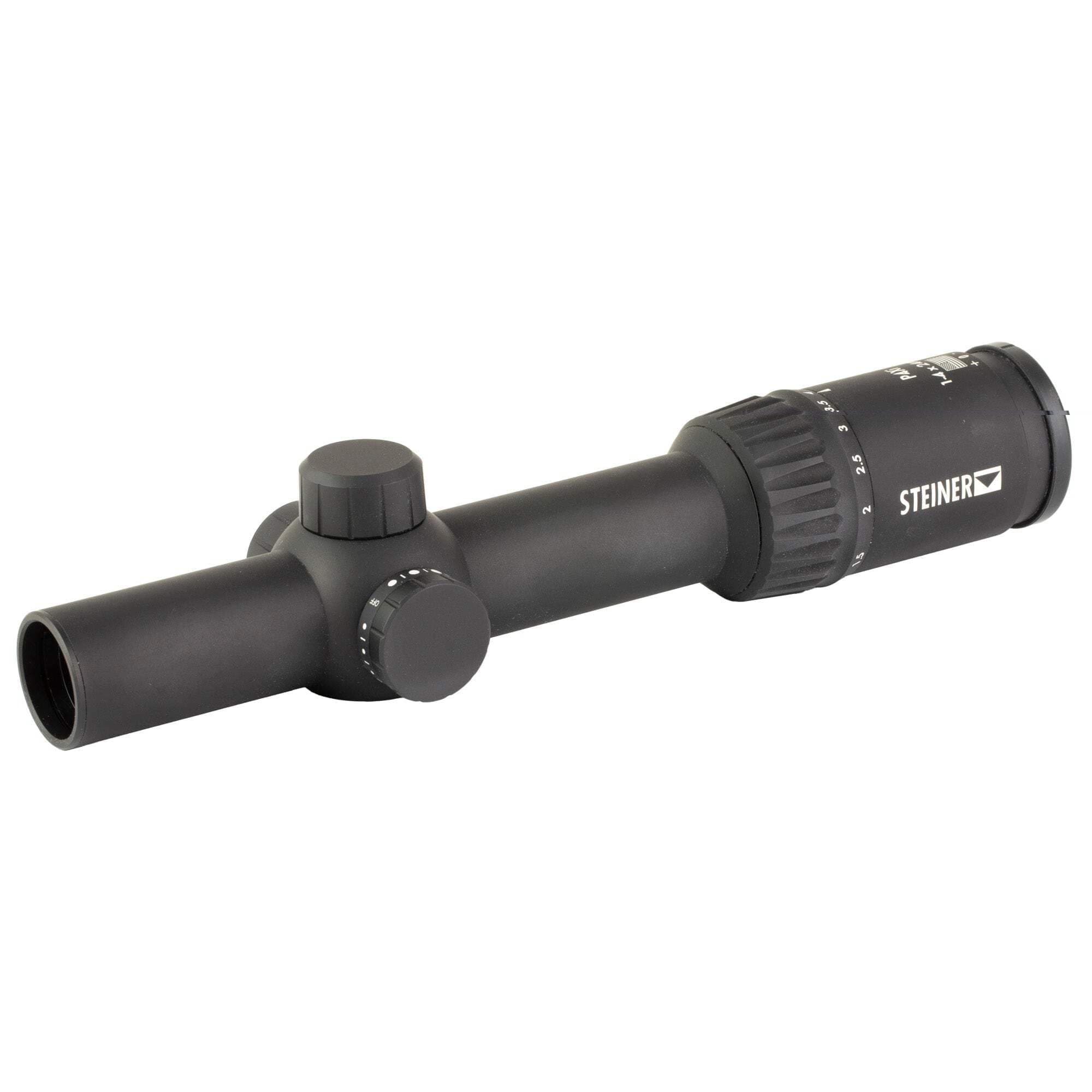 Steiner P4Xi 1-4x24 riflescope 5202, retícula iluminada