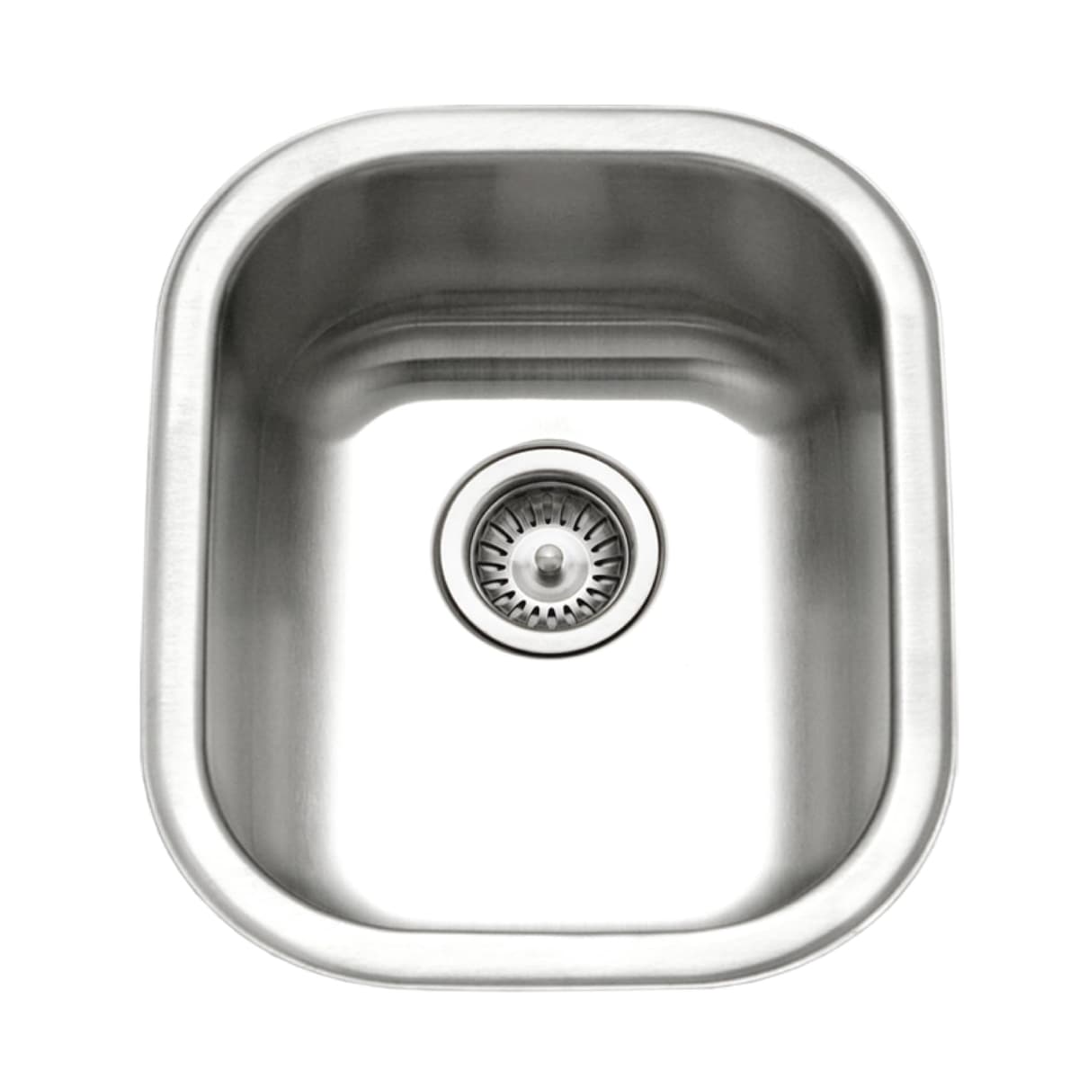 Houzer Club - Fregadero de bar 14" undermount, cubeta mediana CS-1407-40