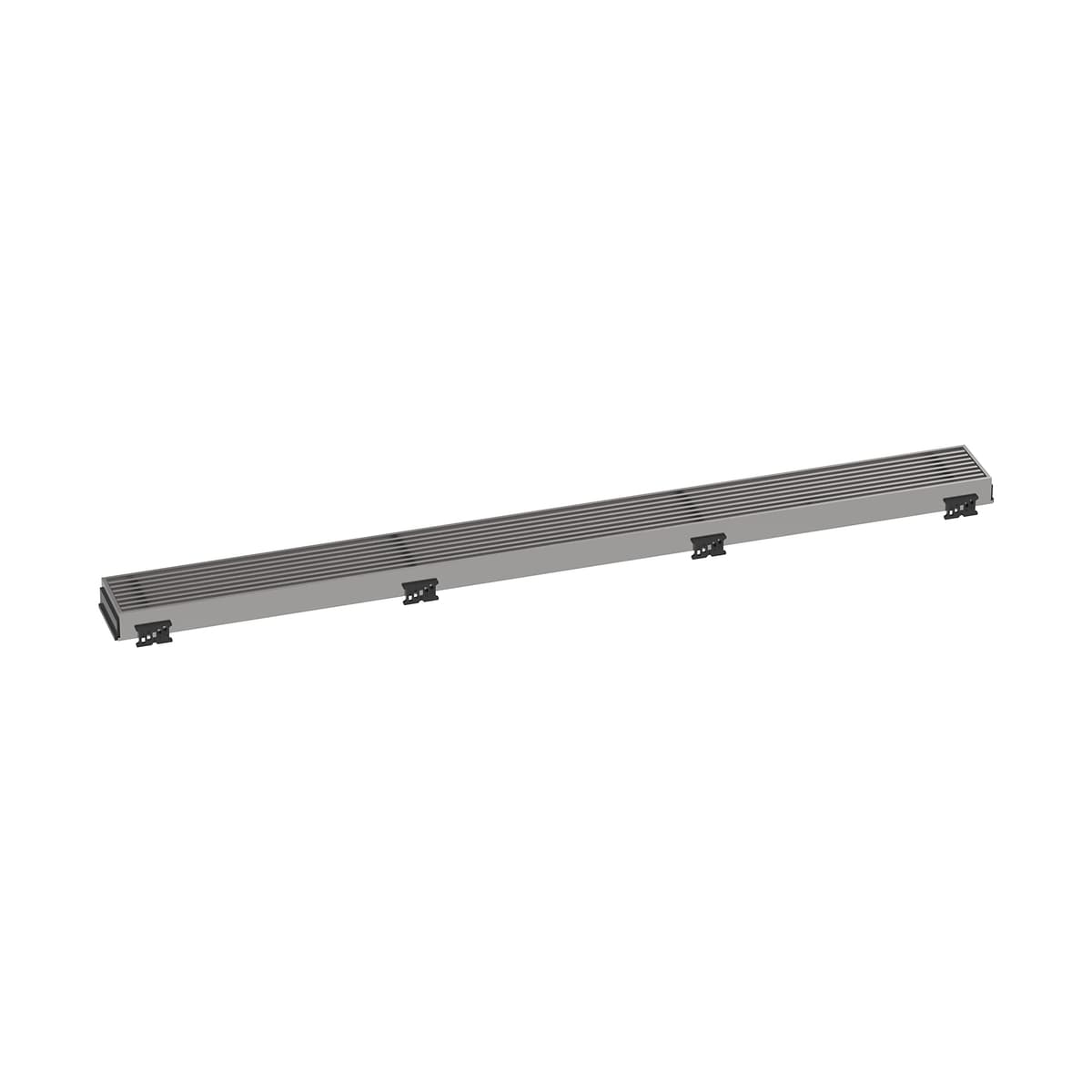 hansgrohe RainDrain Match Boardwalk Rejilla Lineal para Dreno de Ducha 31 1/2" con Marco Ajustable, Acero Inoxidable Cepillado 56119801