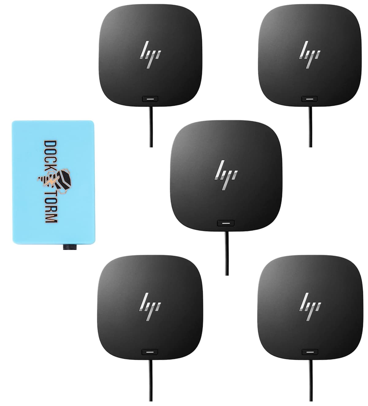 HP USB-C Dock G5 11-en-1 Docking Universal para USB-C/Thunderbolt Laptops Bundle con Dockztorm Hub 5-Pack