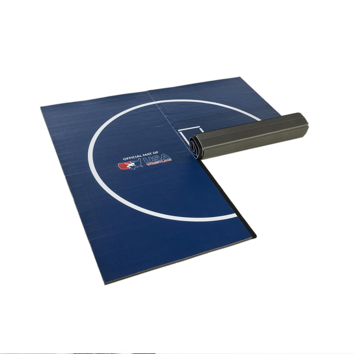 Dollamur Colchoneta de lucha 10'x10'x1.25" Navy FLEXI-Connect para entrenamiento en casa