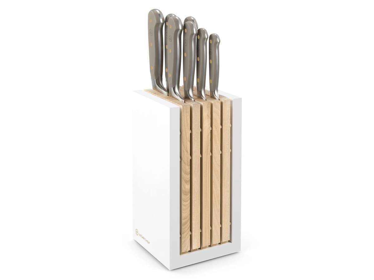 WÜSTHOF Classic Velvet Oyster Set de 8 Cuchillos con Bloque 1091770711