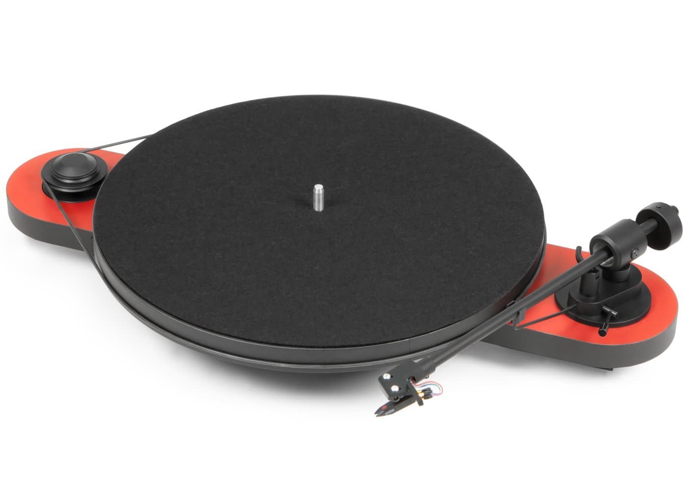 GadgetCenter Pro-Ject Elemental tocadiscos con cápsula Ortofon OM5E - Rojo na