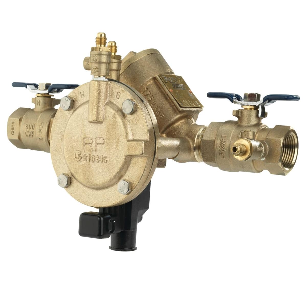 Febco 825Y F825EBV 1" Reduced Pressure Zone Y-Pattern con Sensor de Inundación