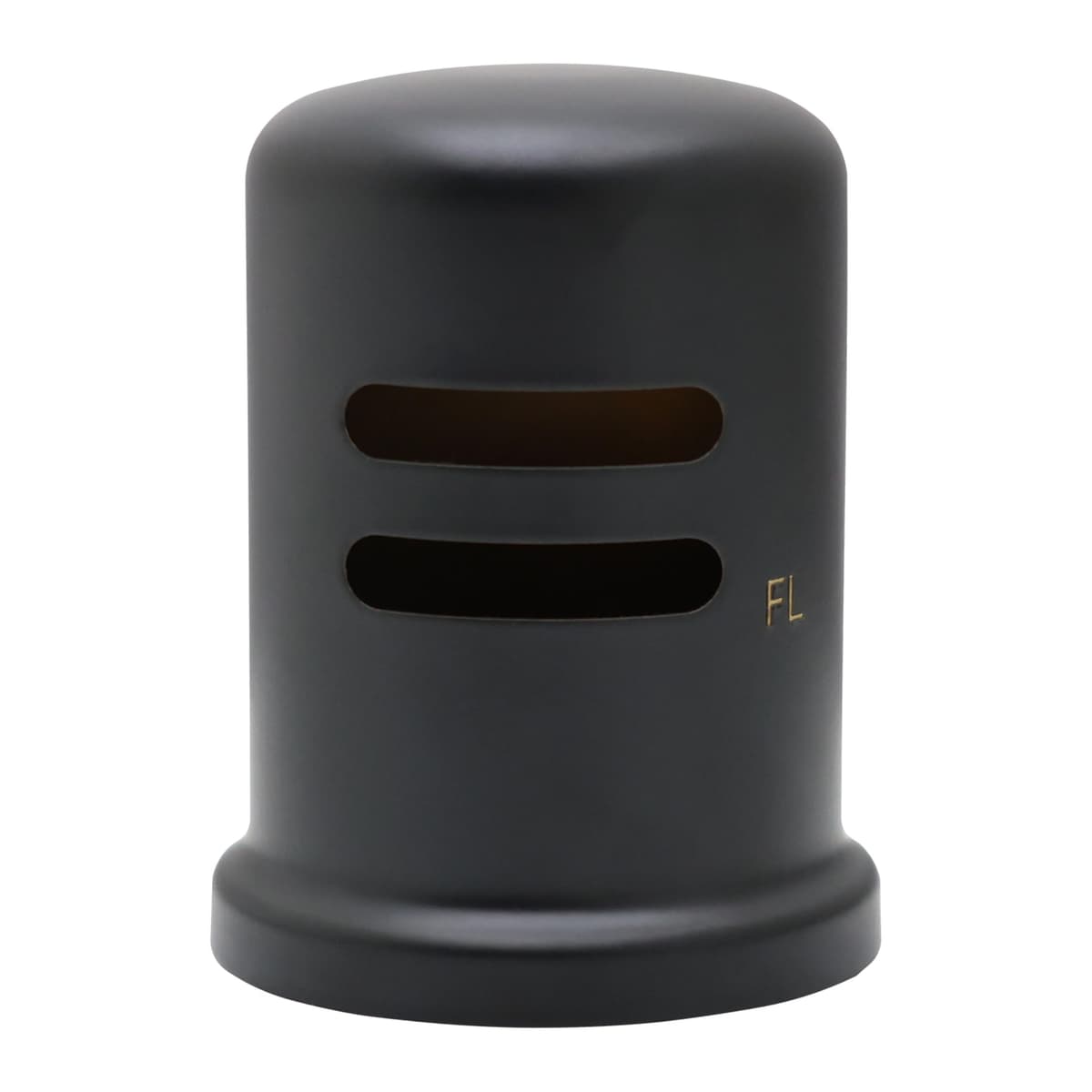 Westbrass D201-1-100-62 Tapa de air gap faldada 1-3/4" x 2-3/4" Skirted, Matte Black (100-Pack)