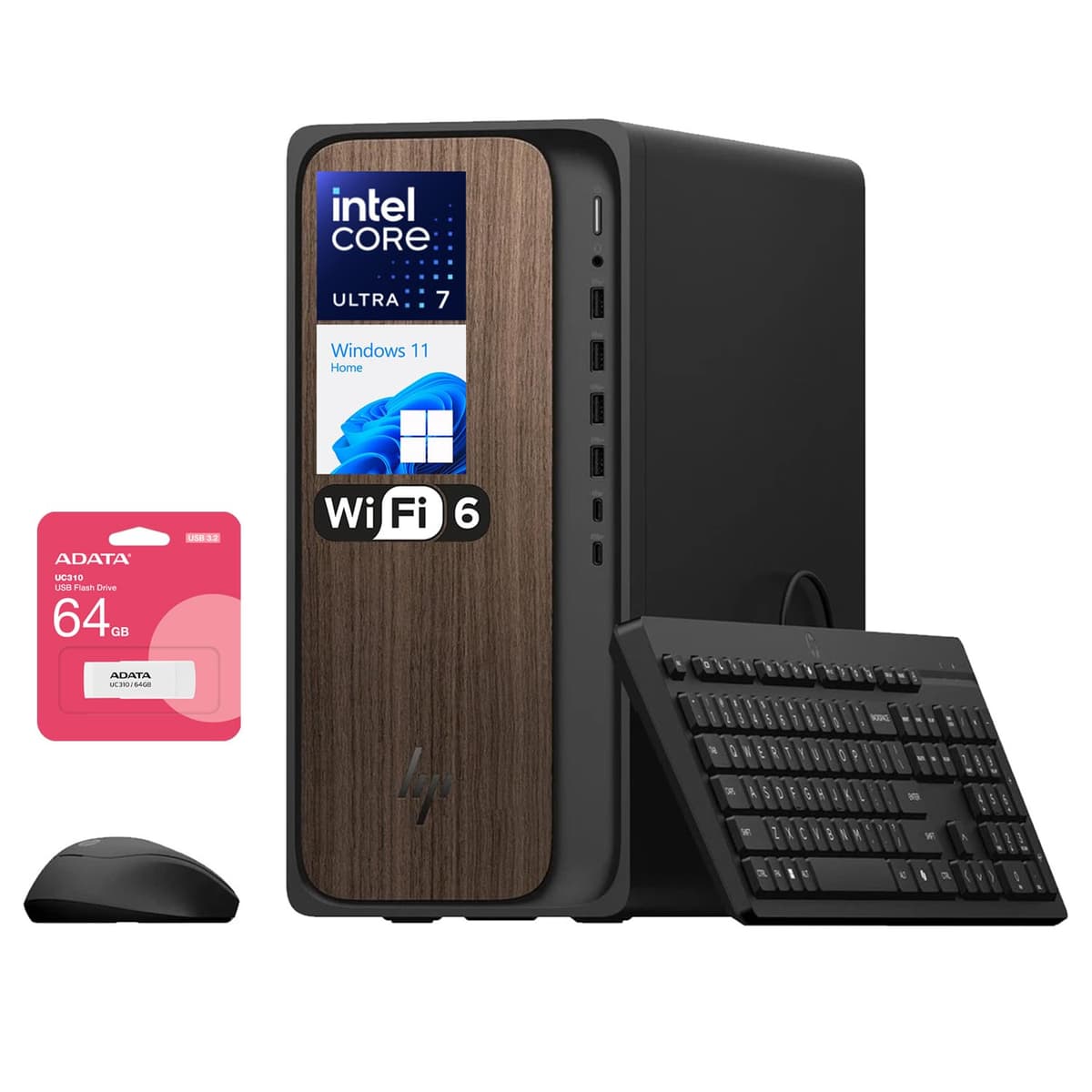 HP OmniDesk M03 Business AI PC - Core Ultra 7 265, 64GB DDR5, 2TB SSD, Bundle 64GB M03-0000t