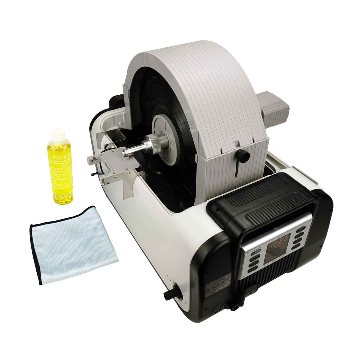 iSonic P4875II+MVR10-PRO Limpiador ultrasónico de vinilos 10 LP con filtro y secado por giro