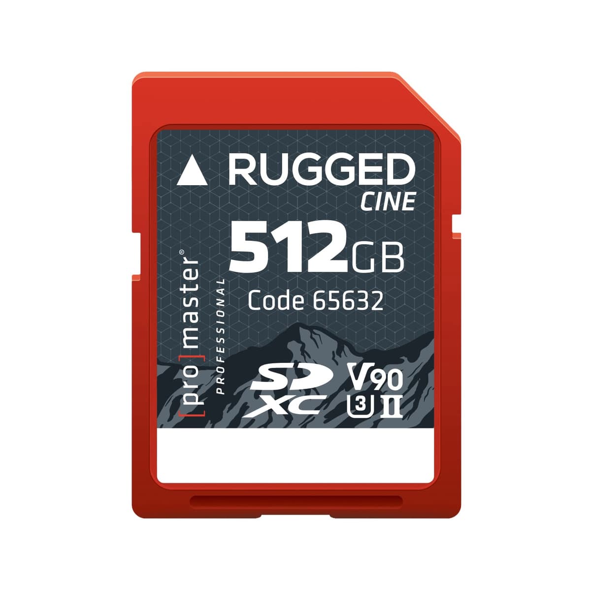 Tarjeta de Memoria ProMaster SDXC 512GB Rugged CINE UHS-II (Modelo 65632)