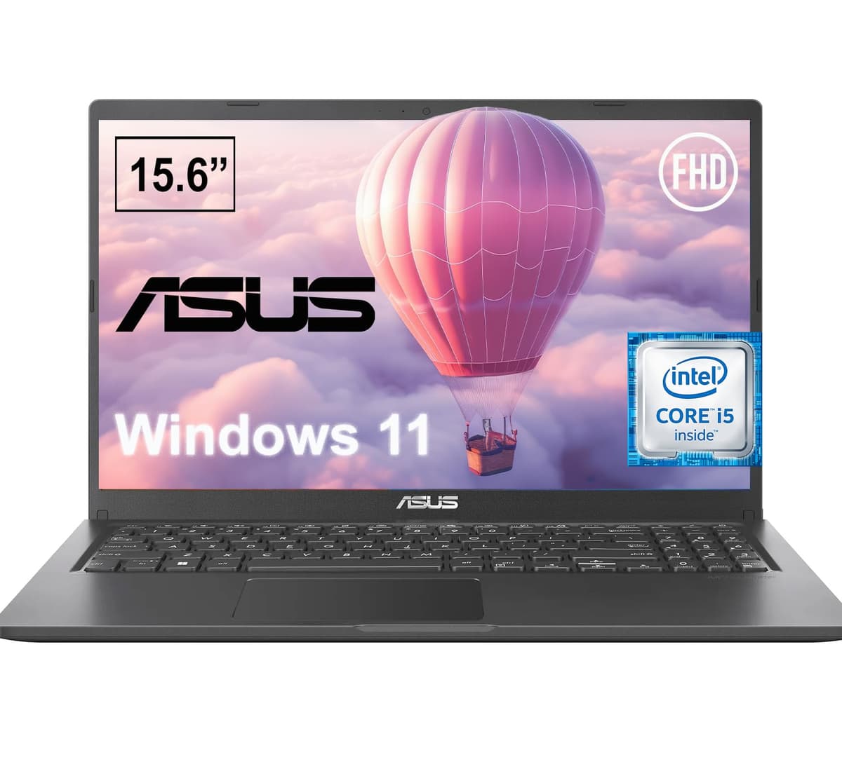 ASUS Vivobook 15.6" FHD | Intel Core i5 11ª Gen Quad-Core | 12GB RAM, 512GB SSD | Pantalla NanoEdge | Estilizado y Ultrafino | Intel Iris Xe | Cámara VGA | Windows 11 1704I3v1