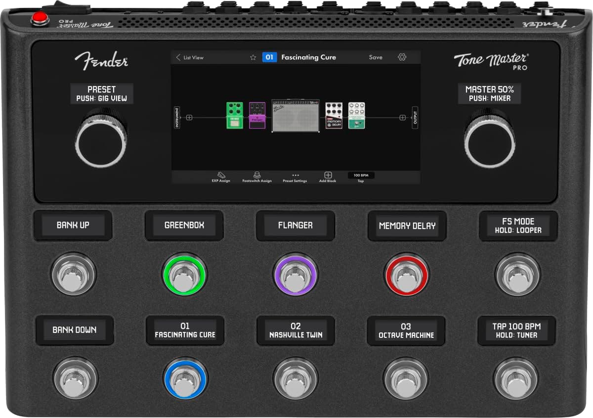 Fender Tone Master Pro Estación de Trabajo Multi-efectos para Guitarra 2274900000