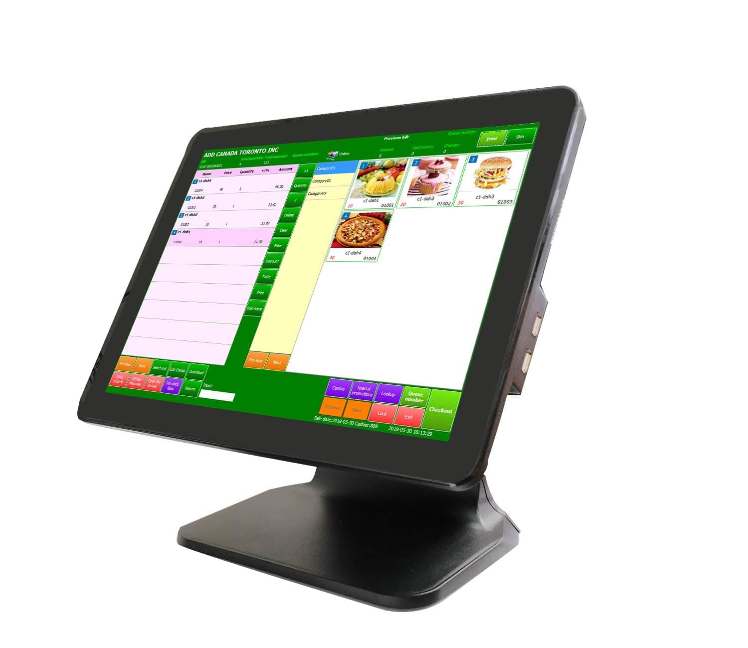ASSUR POS System - Terminal Punto de Venta con Pantalla Táctil 15.6" (128GB) B15S