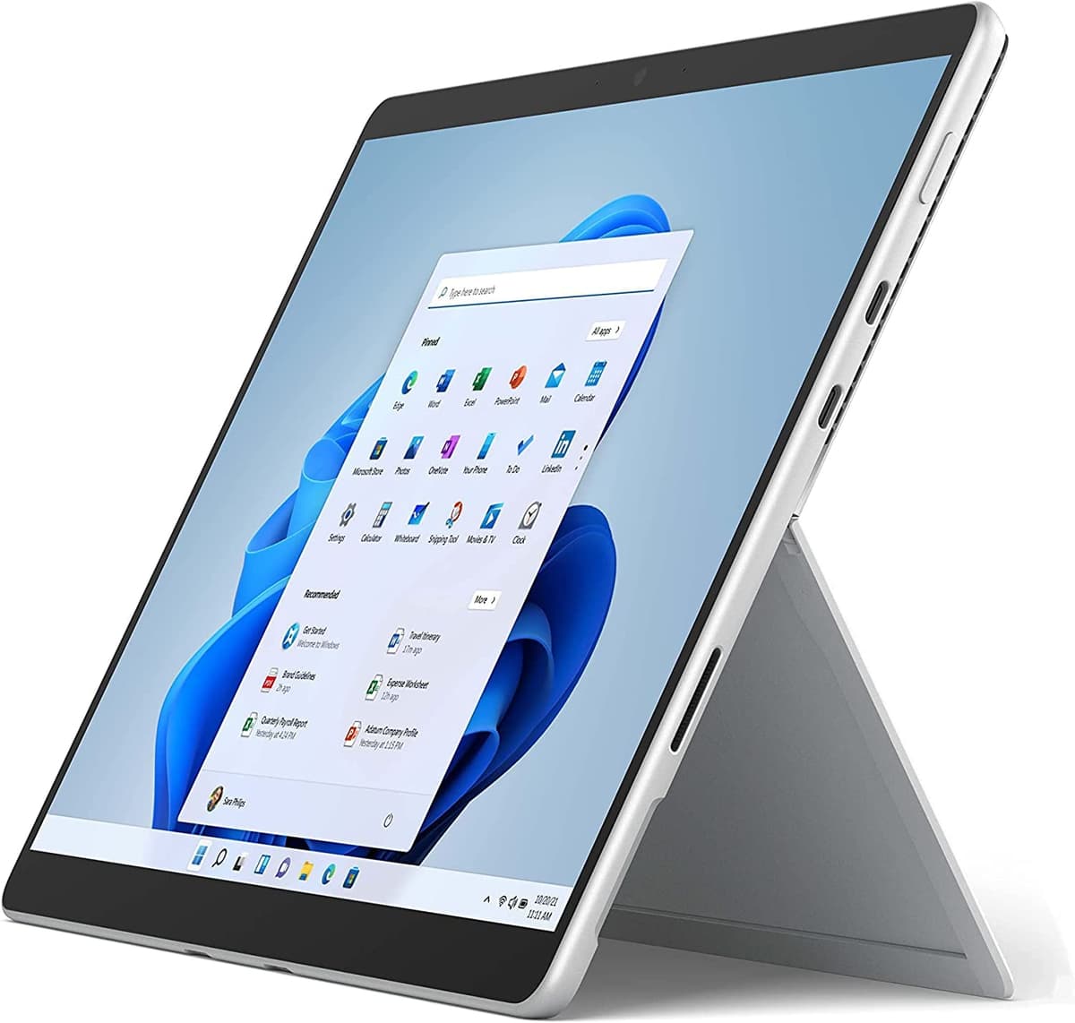 Microsoft Surface Pro 8 de 13" con pantalla táctil - Plataforma Intel Evo Core i5 - 8 GB de memoria - SSD de 256 GB - Solo dispositivo - Platino (Modelo más reciente) (Reacondicionado) EB3-00005