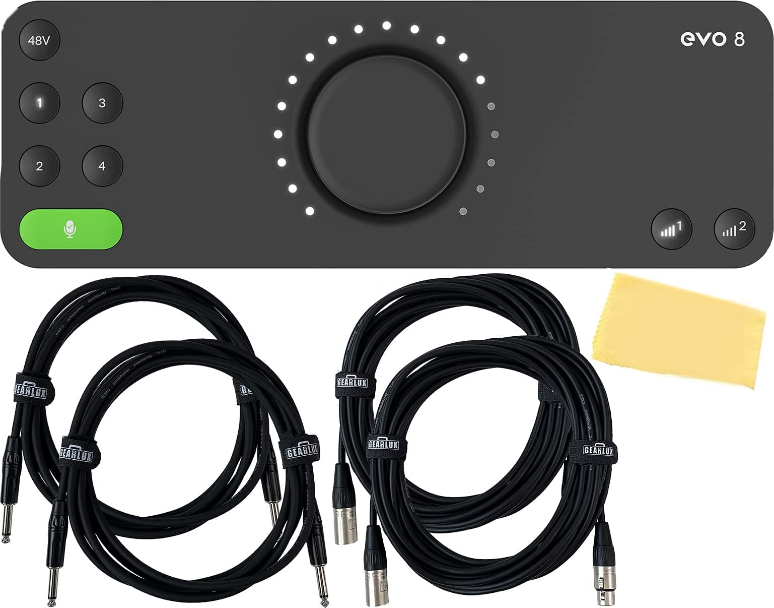 Audient EVO 8 Interfaz de Audio USB 4-in/4-out (EVO8) - Bundle