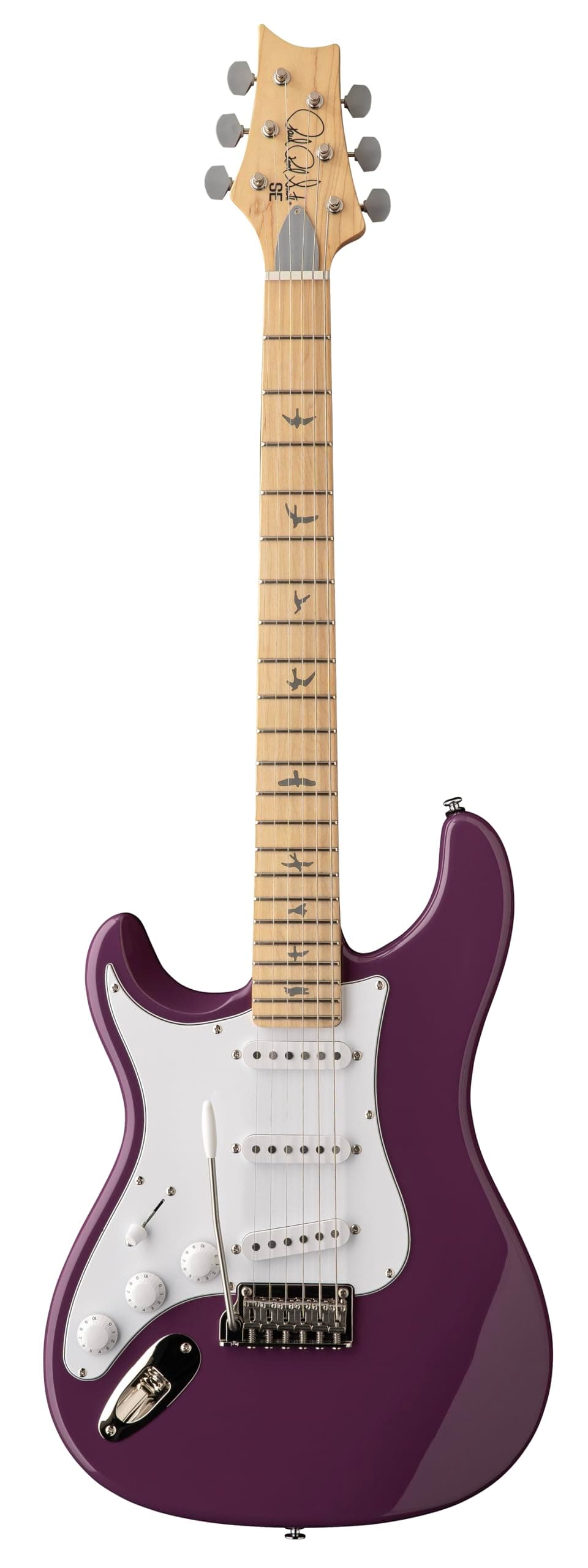 PRS SE Silver Sky Maple Board Lefty Summit Purple 116261::7J: