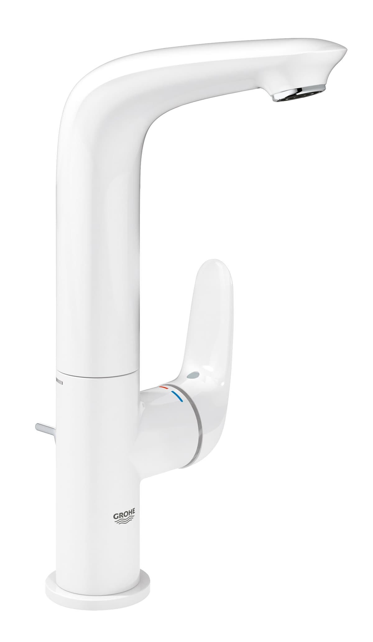 GROHE Eurostyle 23718LS3 - Monomando lavabo grande con pop-up, Moon White