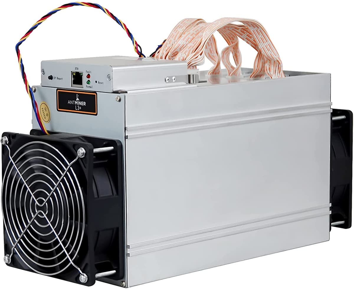 Bitmain AntMiner L3+ ~504MH/s @ 1.6W/MH Minero ASIC de Litecoin
