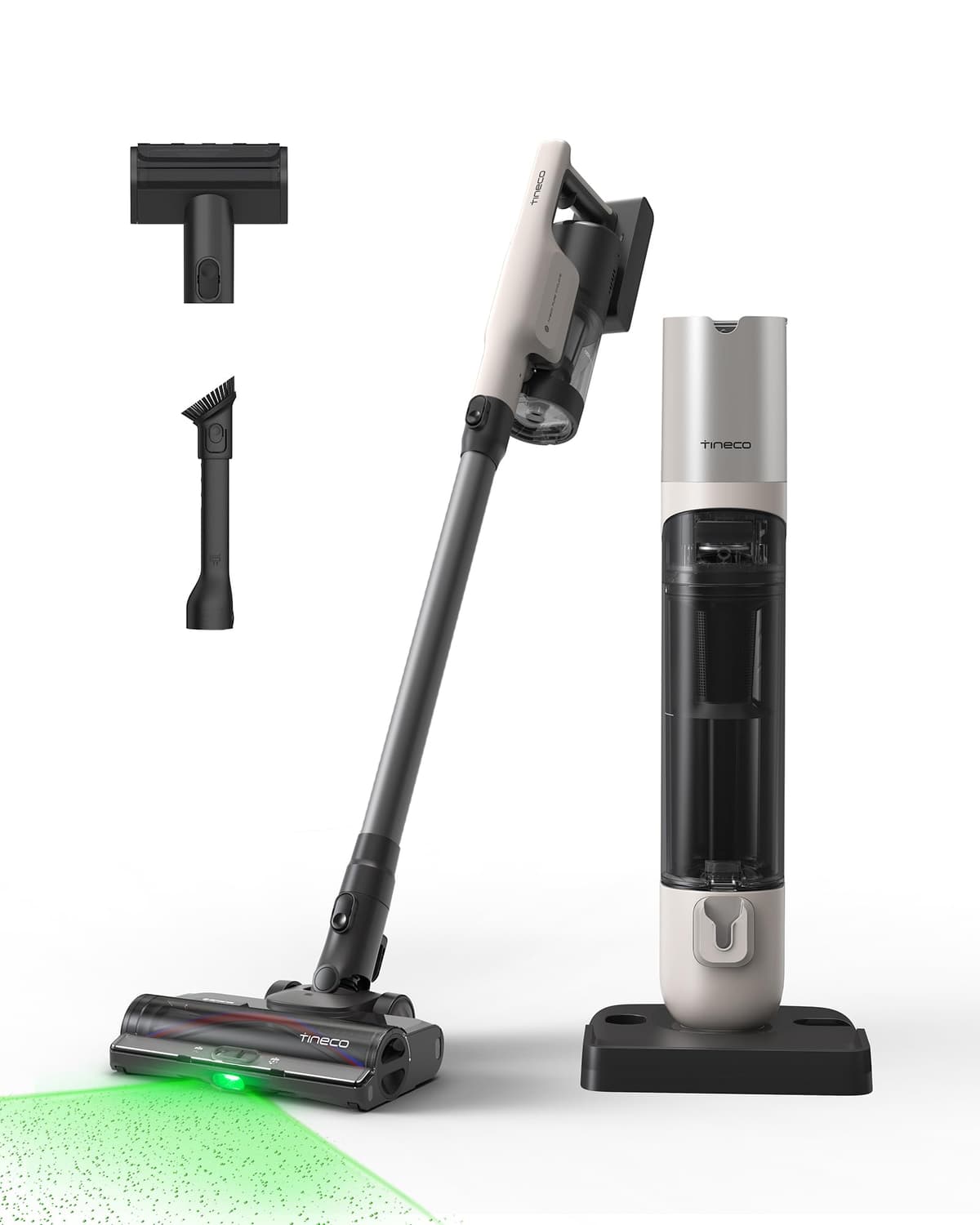 Tineco Pure ONE Station 5 Pro - Aspiradora inalámbrica con vaciado automático y 200AW