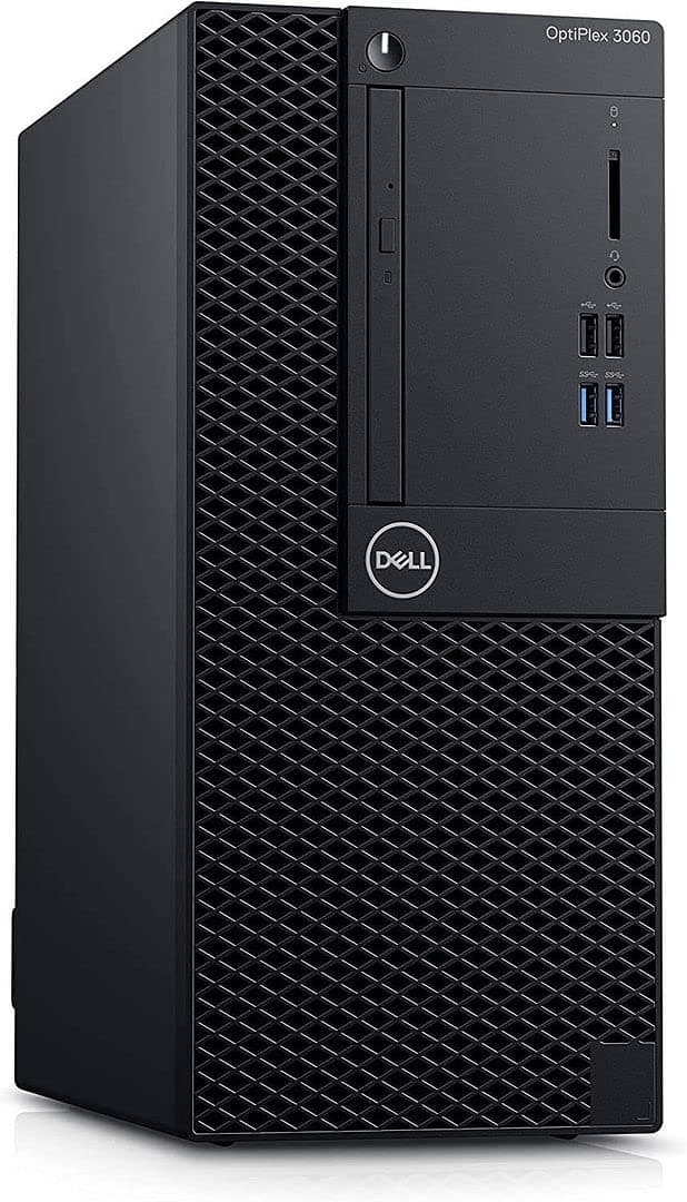 Computadora de Escritorio Dell OptiPlex 3060 Mini Tower, Intel Hexa Core i7-8700 3.20GHz hasta 4.60GHz, 32GB DDR4, 512GB NVMe M.2 SSD + 1TB HDD, WiFi Integrado, Windows 11 Pro, Teclado y Mouse Inalámbricos (Reacondicionado) Optiplex-3060-TWR