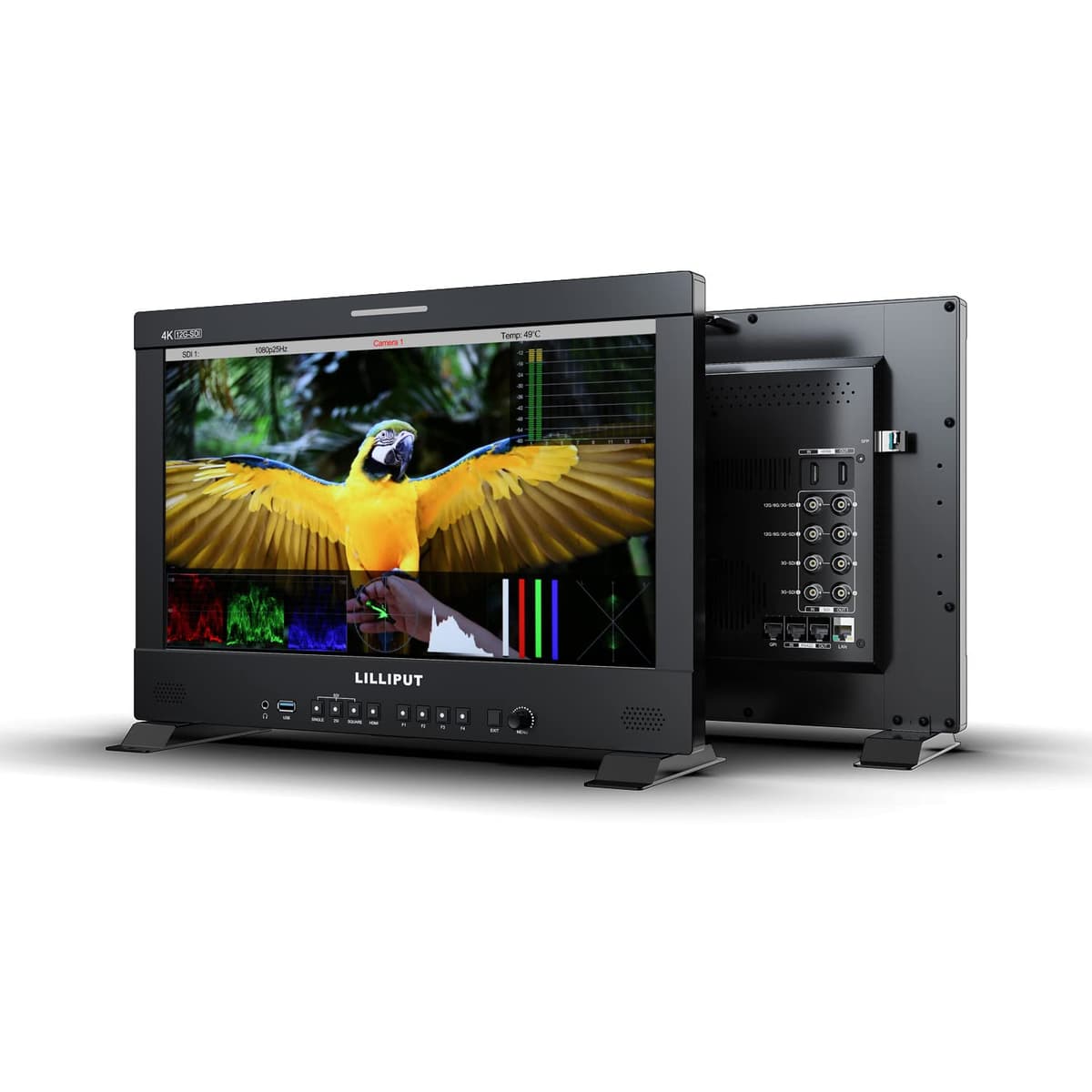 LILLIPUT Q18 17.3" Monitor profesional 12G-SDI / HDMI 4K 2.0 con Quad View y HDR