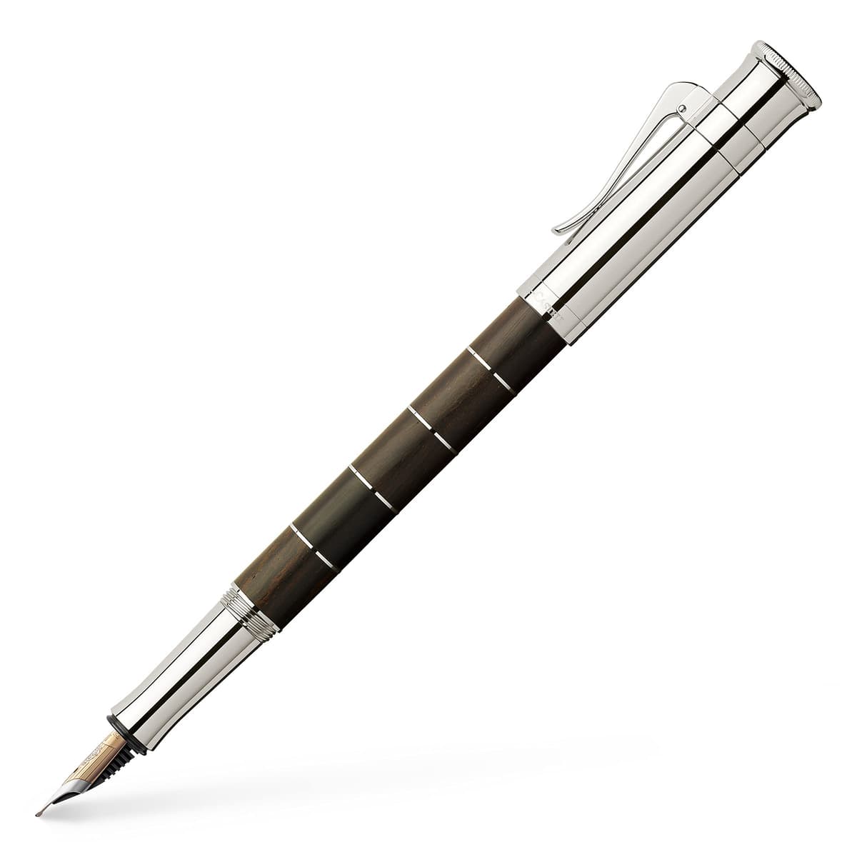 Graf Von Faber-Castell Pluma fuente Classic Anello Grenadilla punta F 145801